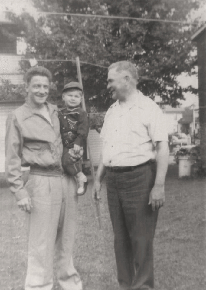 Michelle M. Murosky: The Selker Collection &emdash; 1952 - Leopold George Selker Family - Three Generation Photograph