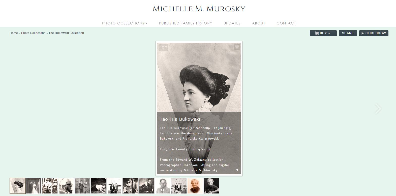 Michelle M. Murosky: Blog Images &emdash; Photo with label
