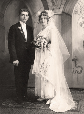 Michelle M. Murosky: The Murosky Collection &emdash; Helen Tillie Bukowski & Anthony Harry Murosky Jr. Wedding Photo