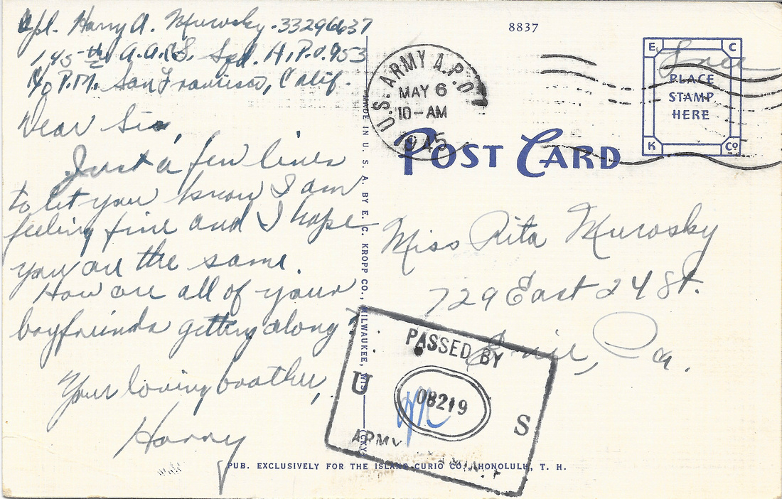 Michelle M. Murosky: The Postcard Collection &emdash; May 6, 1945